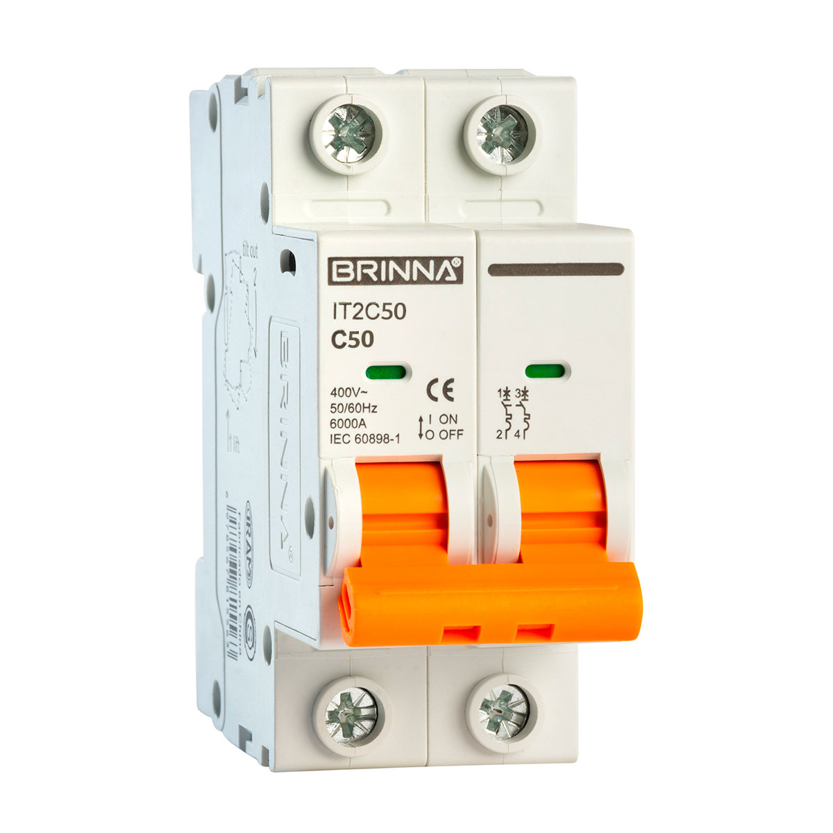 TERMICA BIPOLAR 50A 6KA BRINNA