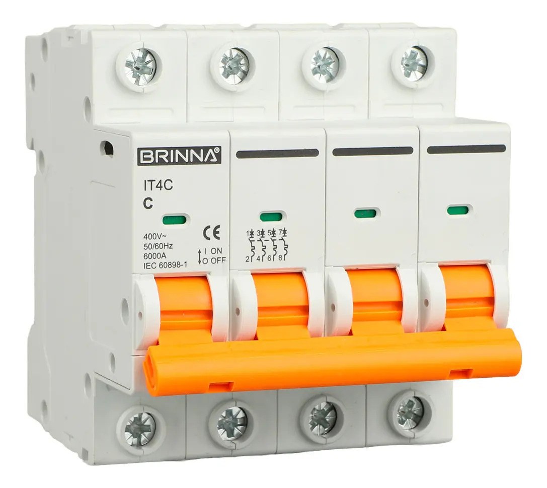 TERMICA TETRAPOLAR 63A 6KA BRINNA