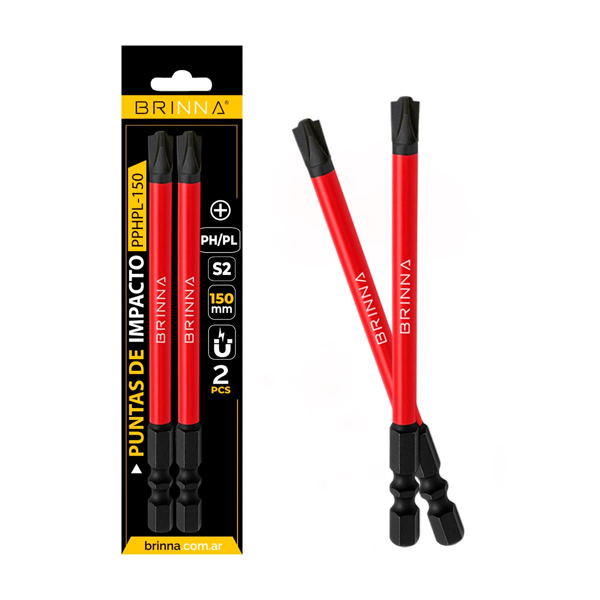 PUNTAS ALTO IMPACTO PH+PL 150MM X2 BRINNA