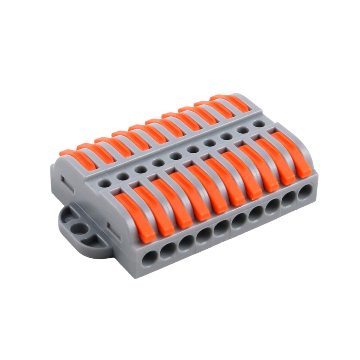 BORNERA EMPALME RAPIDO 2 POLOS 10 VIAS BRINNA