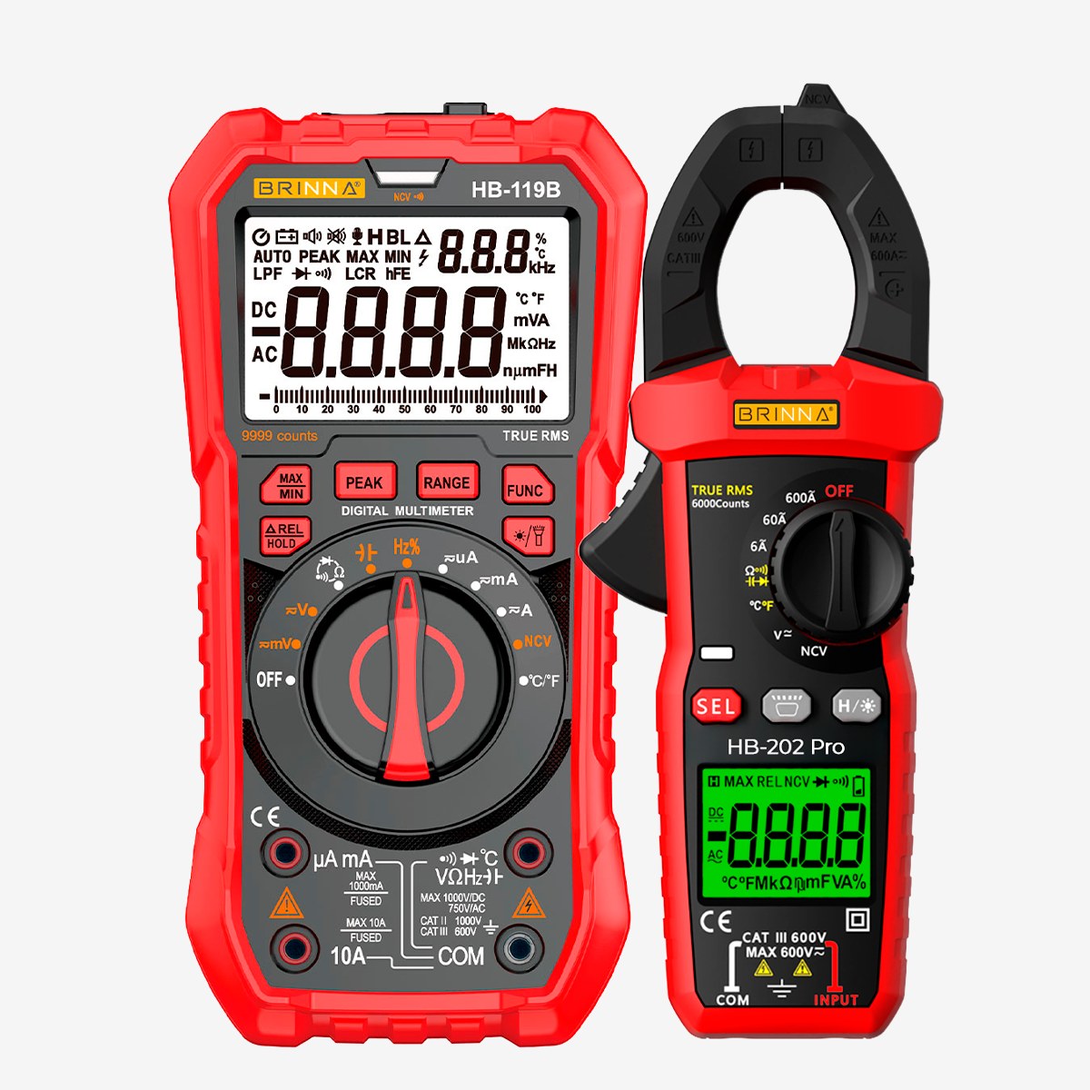 MULTIMETRO HB-119B + PINZA AMPEROMETRICA HB-202PRO