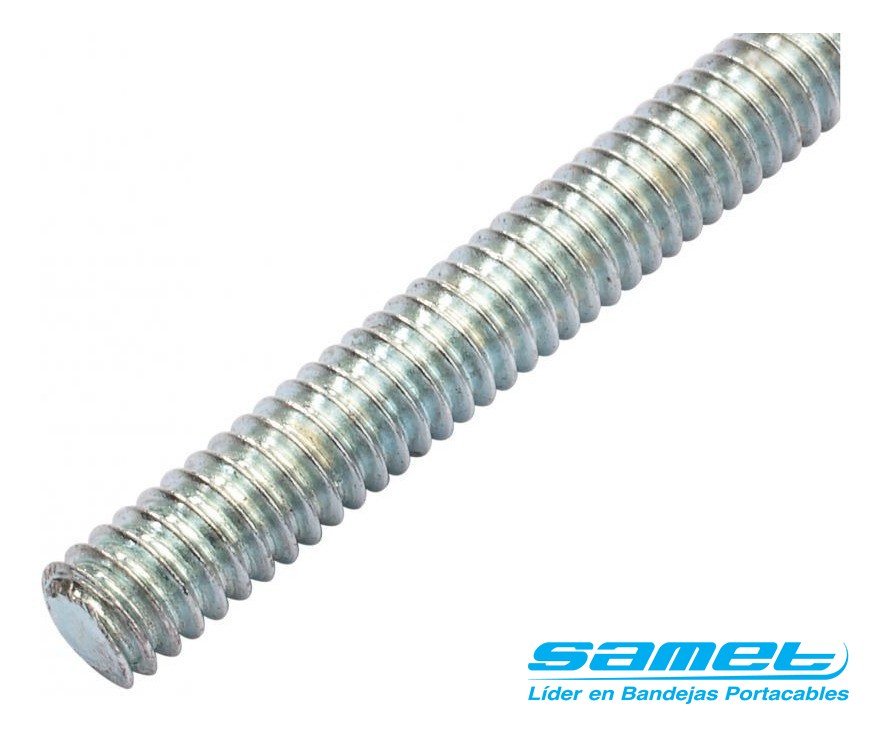 Varilla Roscada 3/8 SAMET X 1 Metro zinc VR-3/8-25-U x5