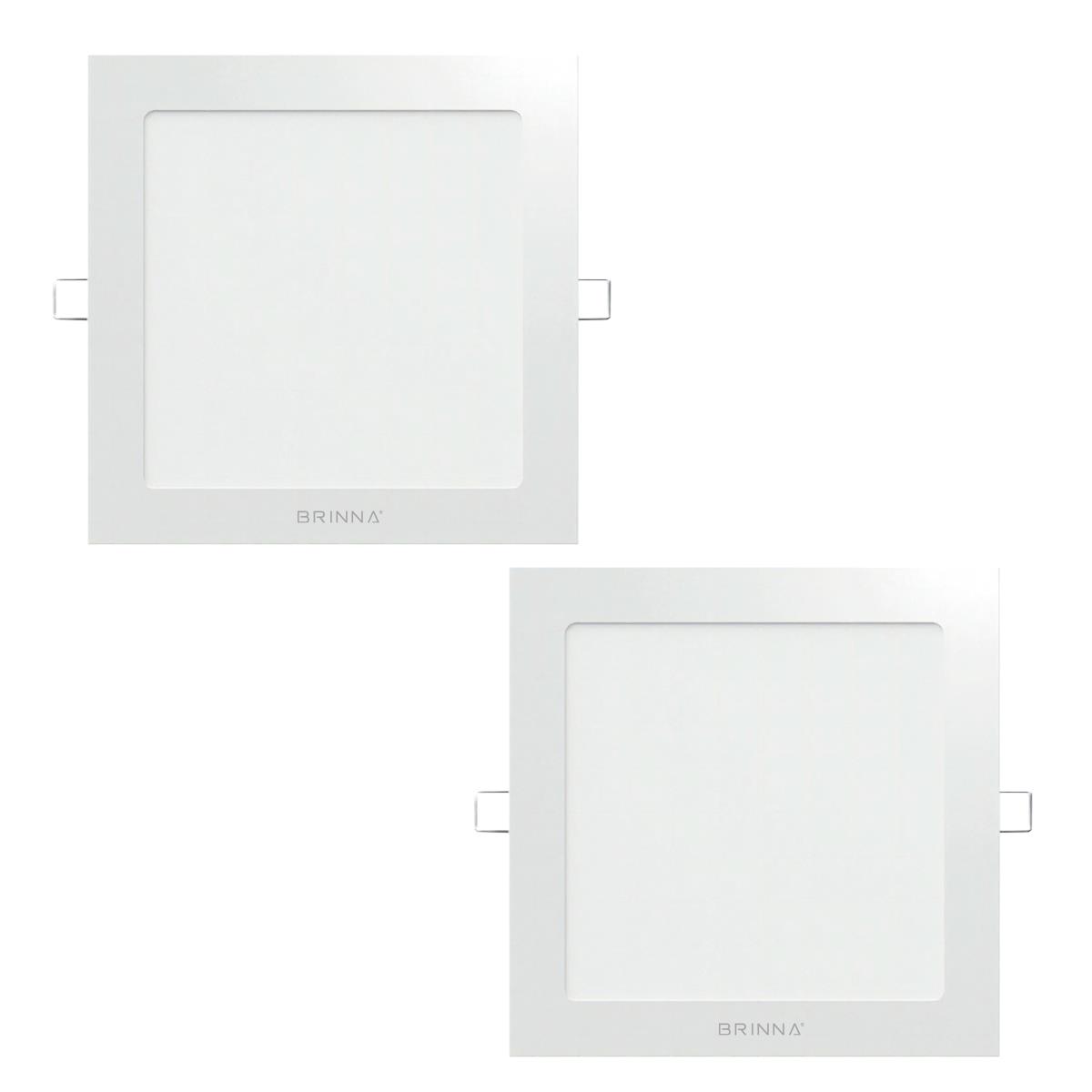 PANEL LED CUADRADO EMBUTIR 6W FRIO BRINNA X2