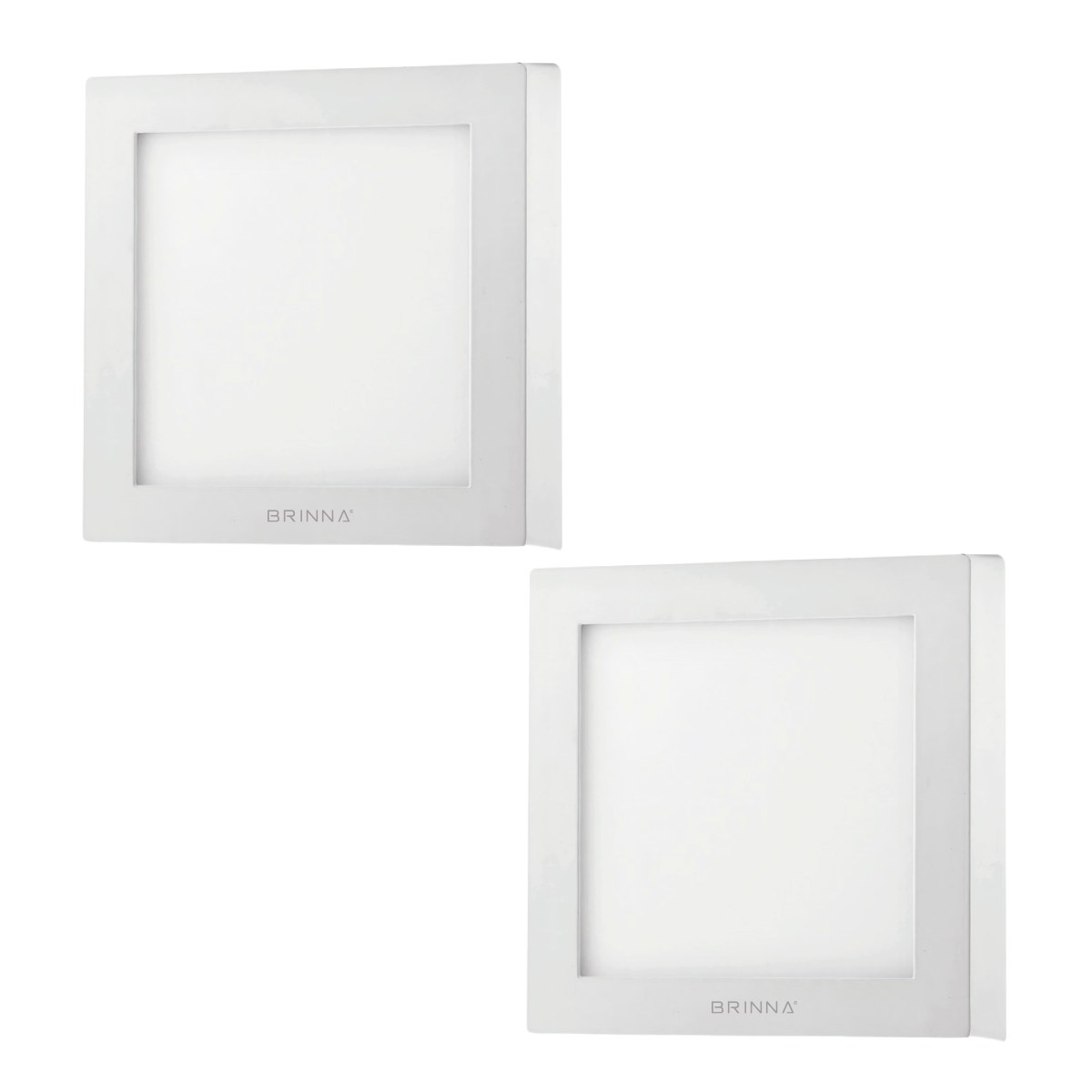 PANEL LED CUADRADO APLICAR 12W FRIO BRINNA X2