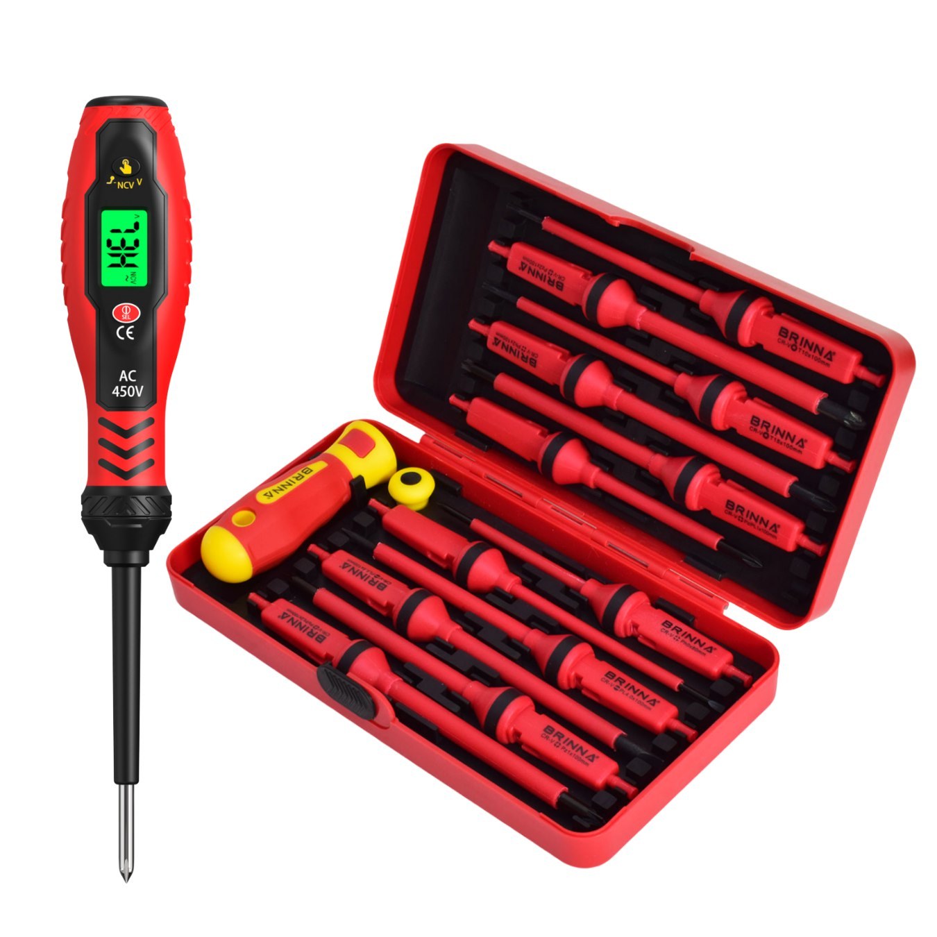 DESTORNILLADOR BUSCAPOLO HB-64 + SET DE DESTORNILLADORES HB-60