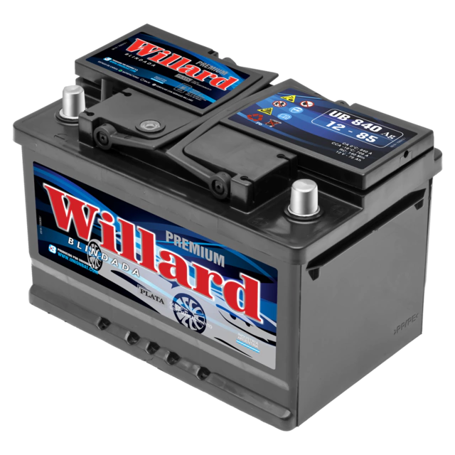 BATERIA UB840AGI WILLARD 85 AMPERES