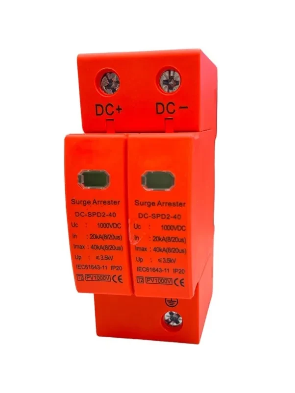 Descargador de Sobretensiones DC (SPD) Chint Ex9UEP 20 2P 1000 - Tipo 2