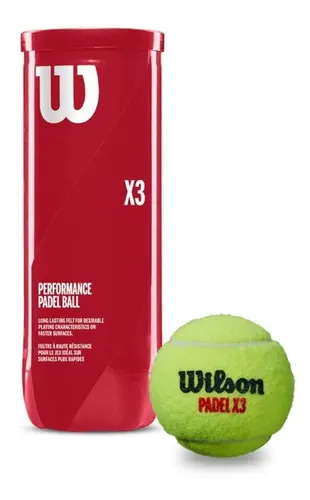 Tubo Pelotas X 3 Wilson Padel Performance Tyttennis