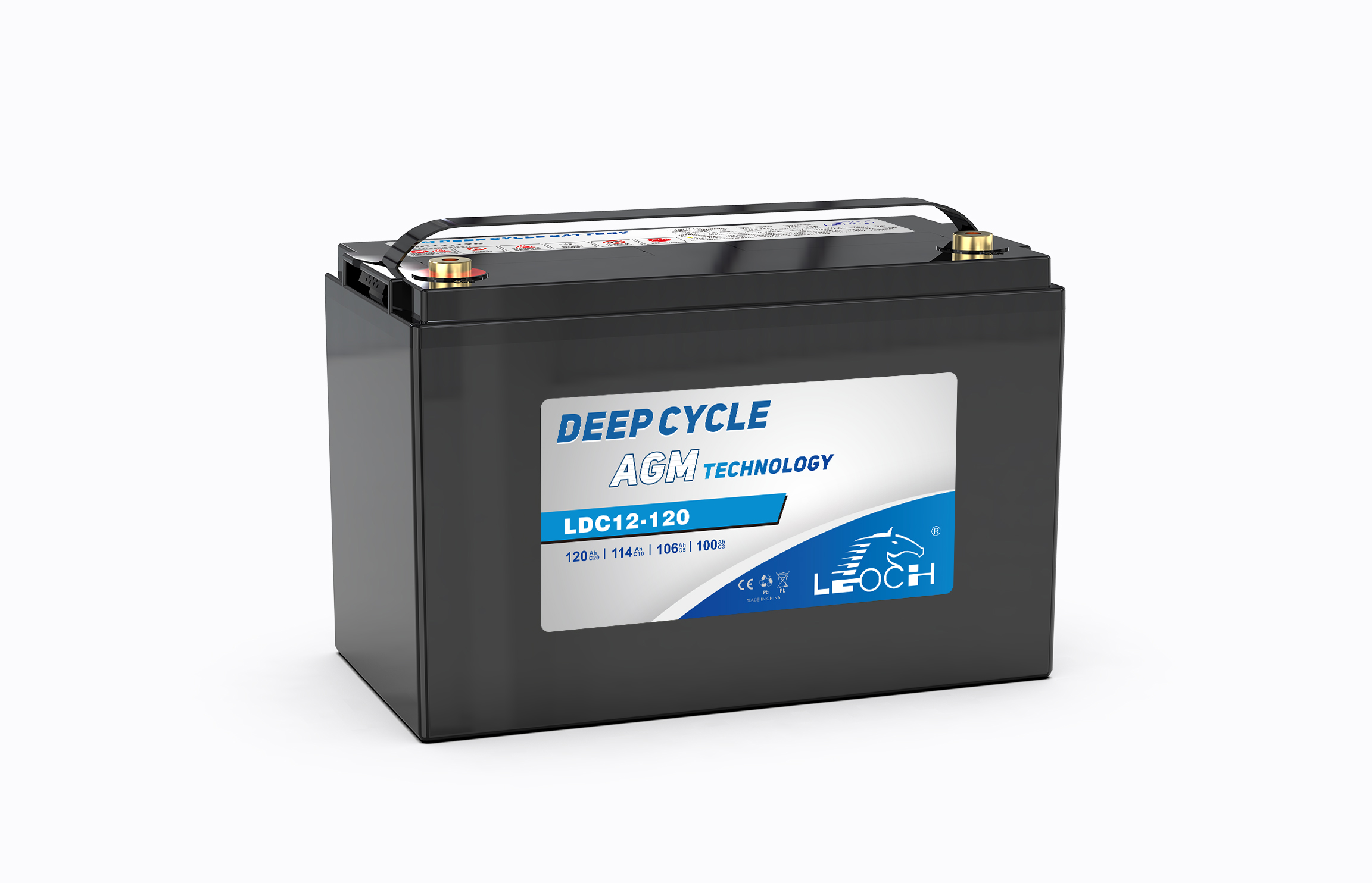 LEOCH LDC12-100 Batería AGM Ciclo Profundo 12V 100Ah