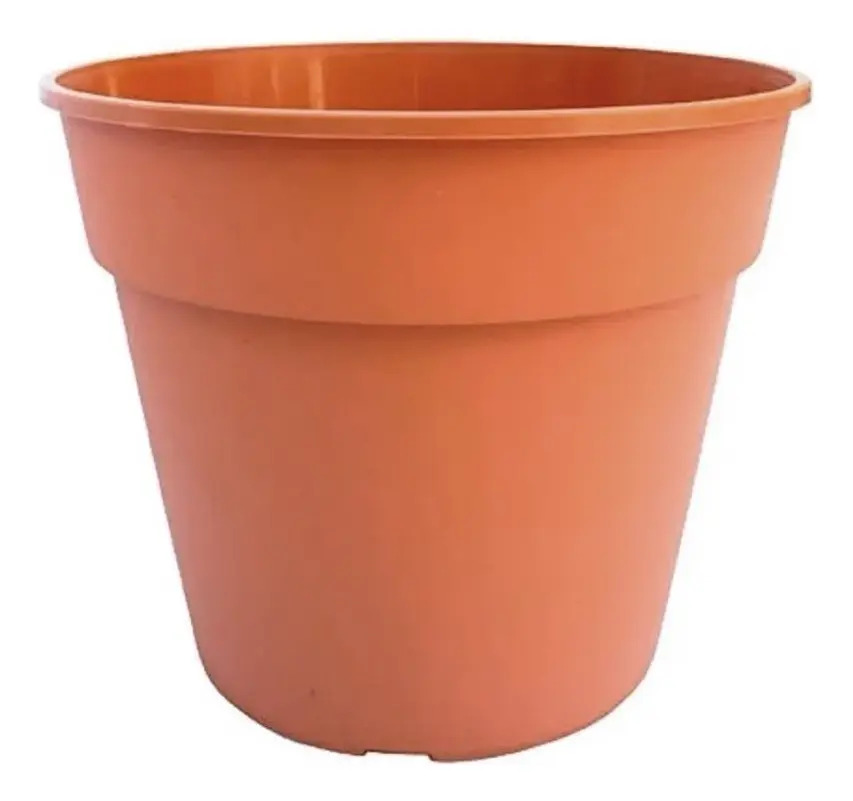 Maceta Matri de Plástico Color Terracota Mod 17
