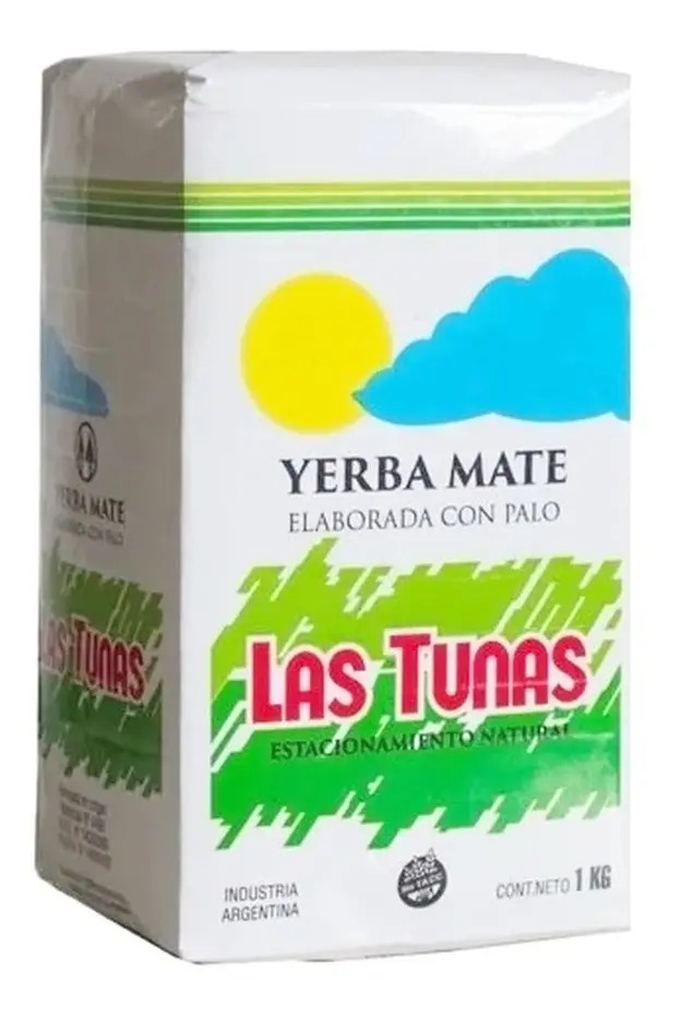 Yerba Mate Las Tunas 1 Kg. Estacionada Y Secada Naturalmente
