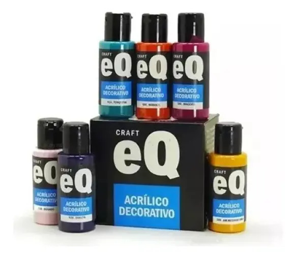 Acrilico Decorativo Eq Arte 50cc blanco x1u