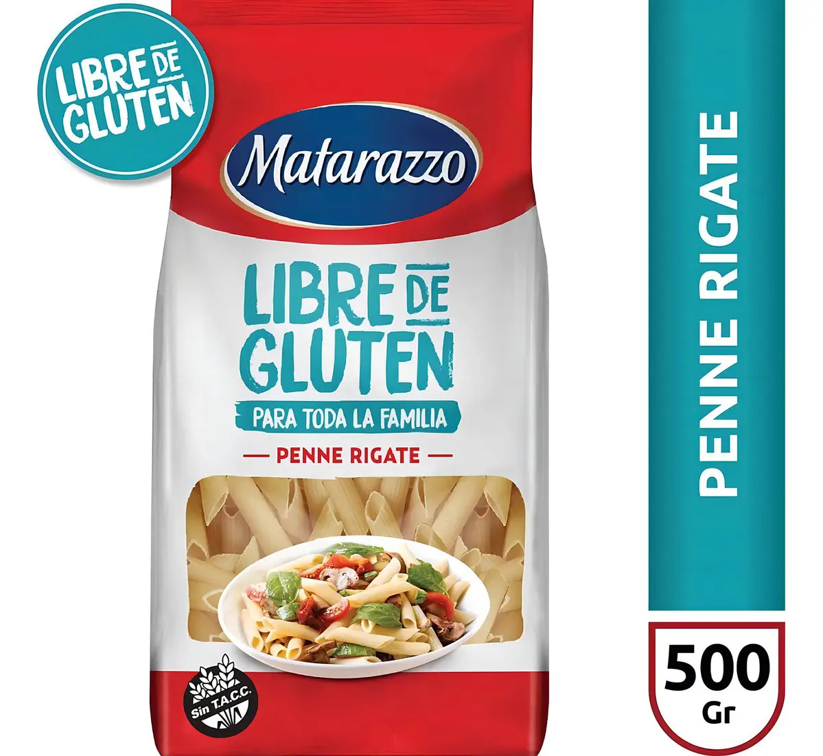 Fideos penne rigate Matarazzo sin tacc 500g