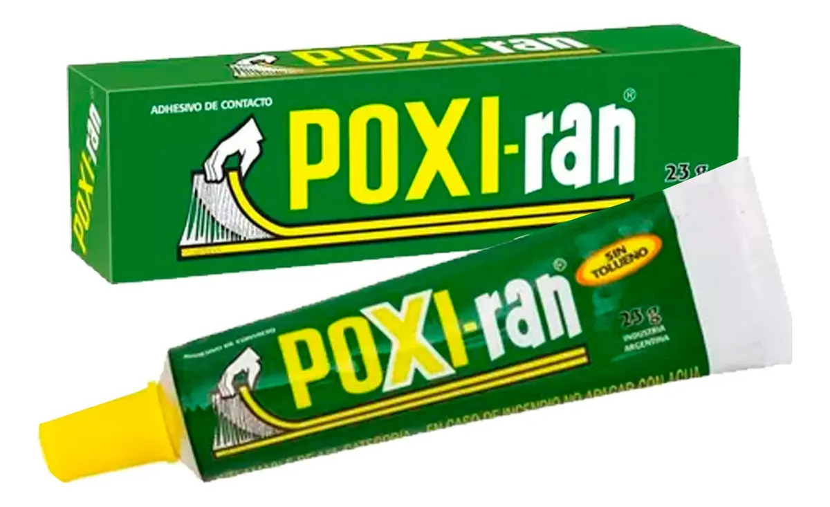 Poxi-ran 23gr Pegamento Adhesivo De Contacto Sin Tolueno