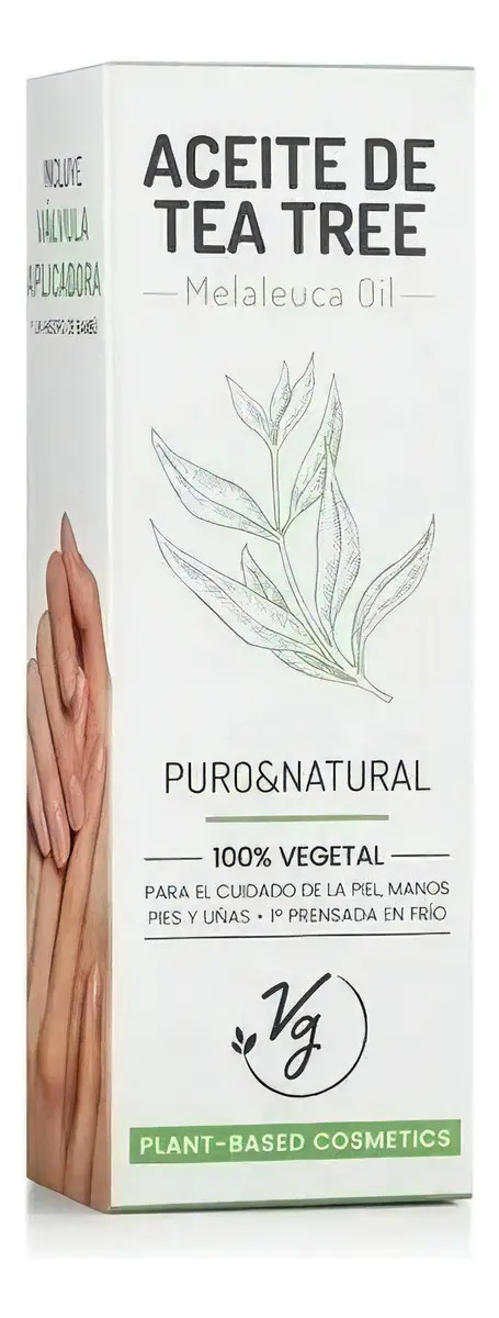 Aceite Tea Tree Vgreen Puro 20ml Anticaspa y Antiacné