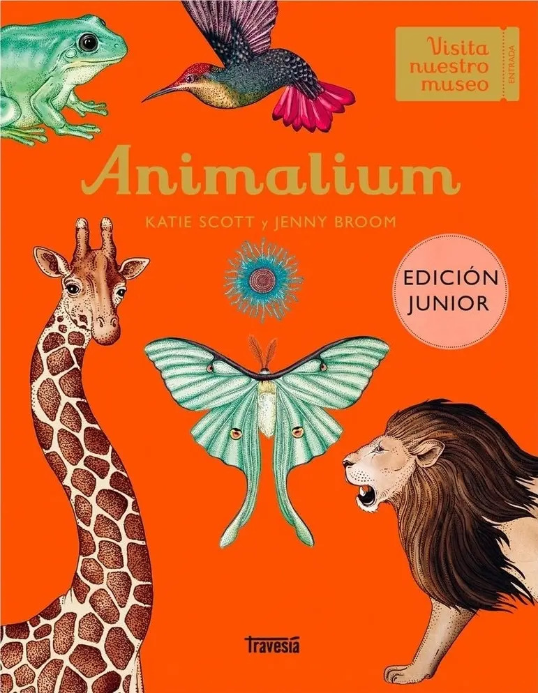 Libro Animalium - Edicion Junior - Katie Scott - Jenny Broom, De Scott, Katie. Editorial Oceano, Tapa Dura (2025)