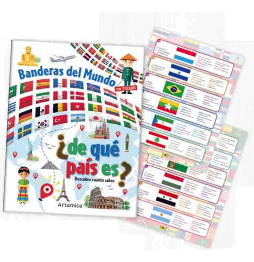 Banderas Del Mundo ¿de Que Pais Es?, De Varios Es. Banderas Del Mundo Editorial Editorial Artemisa En Español, 2024