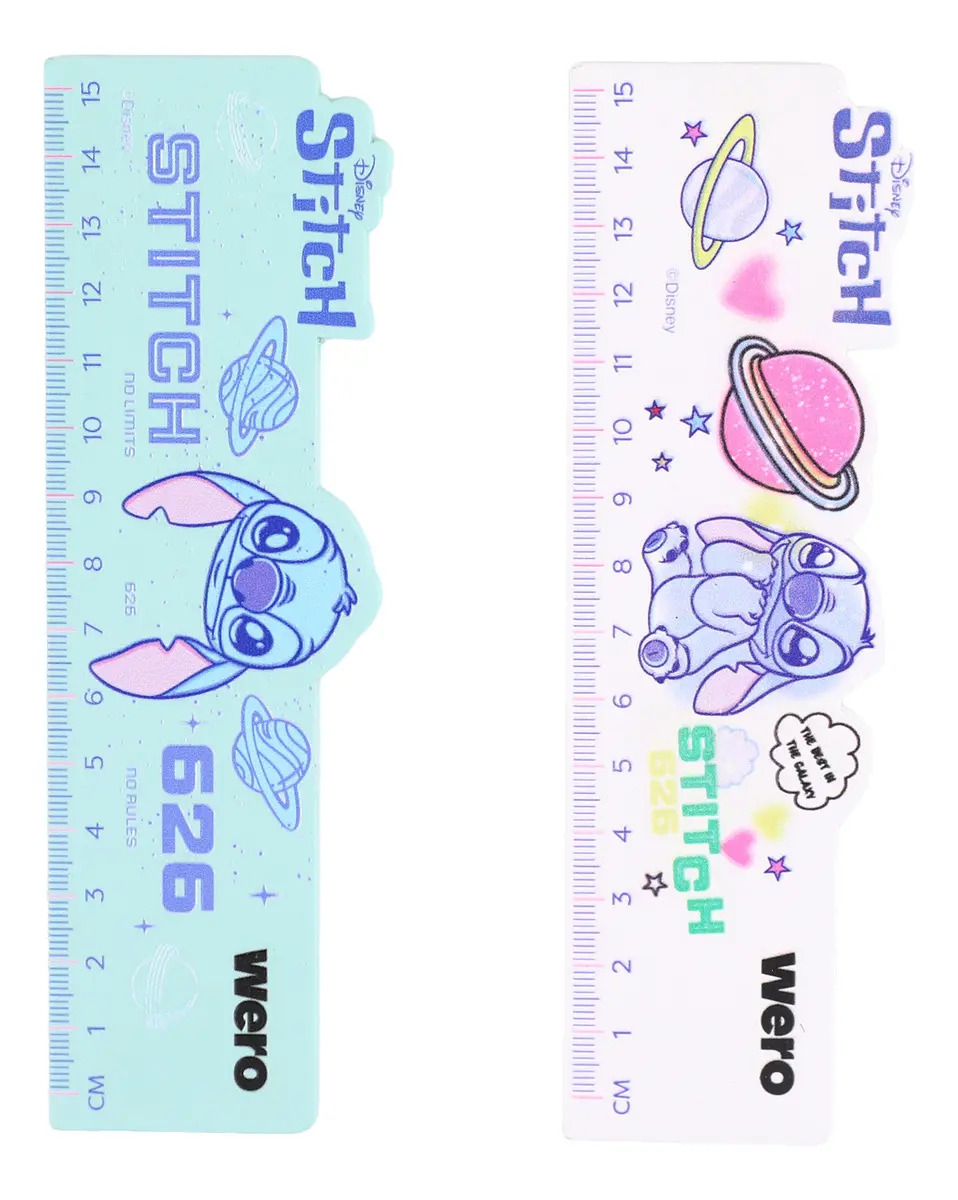 Regla Escolar de Madera Wero Stitch 15 cm