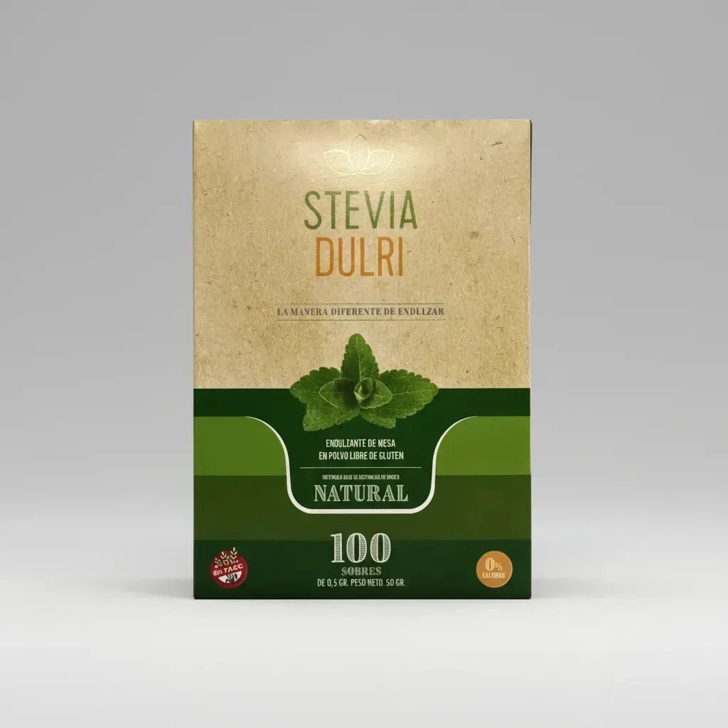 Edulcorante Stevia Dulri 100 Sobres
