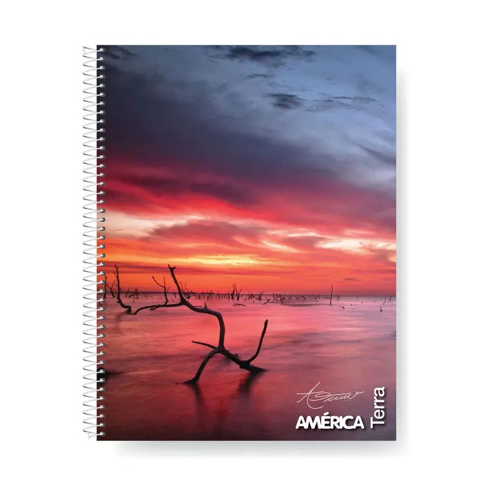 Cuaderno Universitario A4 America Terra Pq X 10 Rayado C/esp