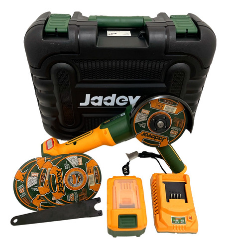 Amoladora Angular a Batería Brushless 4½" 20V Jadever JDLAP5322 (Kit)