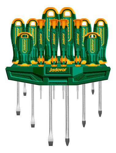 Juego de destornilladores 16 piezas CR-V Jadever